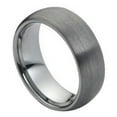 thumbnail image 2 of Tungsten Carbide 8MM/6MM For Him & Her Domed Brushed Finish Wedding Band Ring Set, 2 of 4