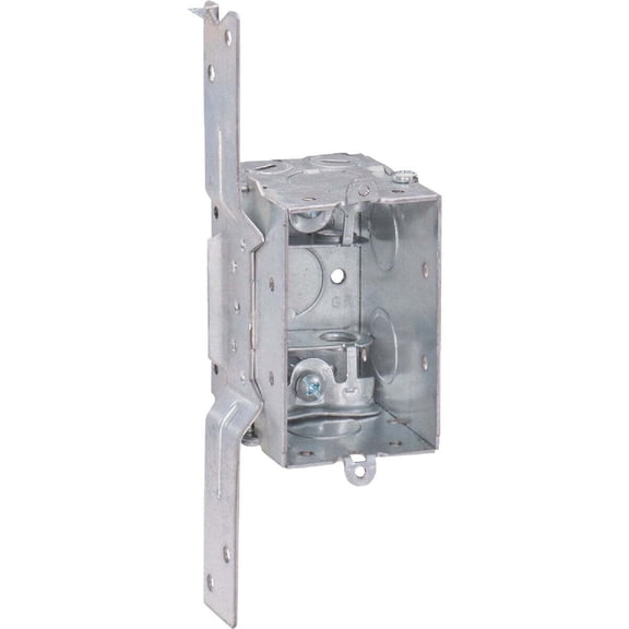 Southwire 1-Gang Steel Welded Armored Cable Wall Box G601-FBX-UPC