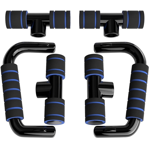 Push Up Bars Gym Exercise Equipment Fitness 1 Pair Push up Handles with Cushioned Foam Grip and Non-Slip Sturdy Structure Push Up Bars for Men & Women