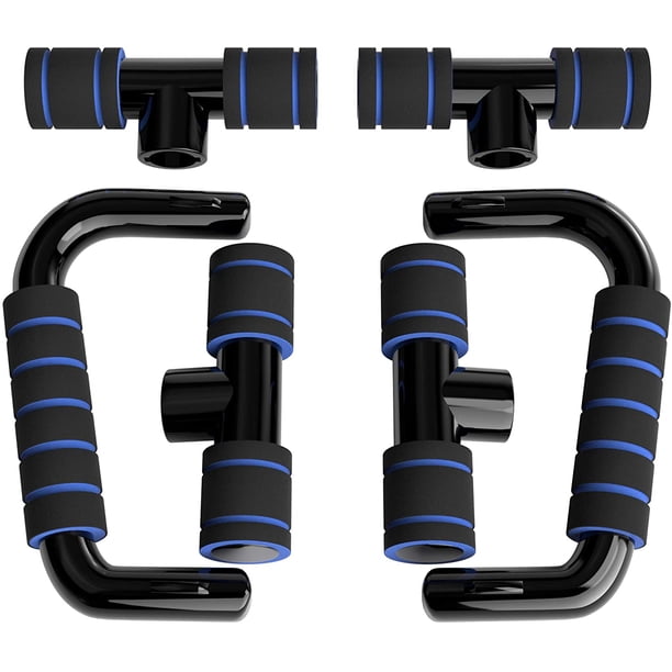 Barras de realce Gimnasio Equipo de ejercicio Fitness 1 par Empuñaduras de realce con empuñadura de espuma acolchada y estructura resistente antideslizante Barras de realce para hombres y mujeres Xemadio HMFJ040-1