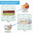 thumbnail image 5 of Plastic Pencil Box Large Capacity Pencil Boxes Clear Boxes with Snap-Tight Lid Stylish Office Supplies Storage Organizer Box Cute Cartoon Llama Pattern, 5 of 7