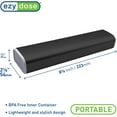 thumbnail image 3 of Ezy Dose 7-Day Weekly Slide Pill Organizer, Stylish Medication Storage Case with Durable BPA-Free Plastic with Aluminum Exterior, Large, 9-Inch, Black, 3 of 4