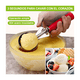 thumbnail image 4 of Juego 3 Cucharas Resortes para Helado Profesional Acero Malubero Multicolor, 4 of 5