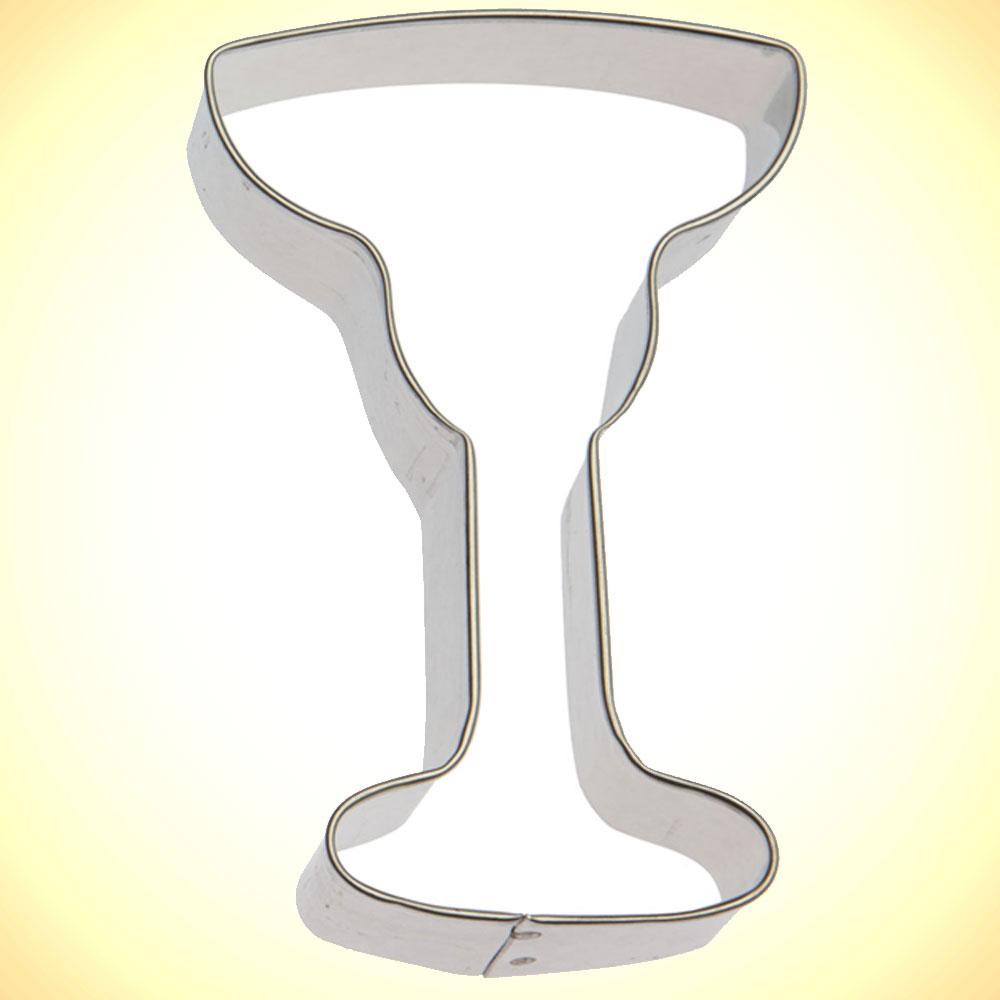 Margarita Glass Cookie Cutter 4 in