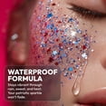 thumbnail image 7 of Red White Blue Hair Glitter Stick – Patriotic America Flag Star Face & Body Glitter, 4th of July Accessories, Waterproof Makeup for Football Game & Parades (3PCS), 7 of 7