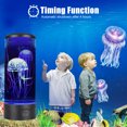 thumbnail image 3 of LED Jellyfish Lamp, Fantasy Jellyfish Aquarium Light 5 Color Tank Lava Mood Light for Home Office Bedroom Decoration, Great Gift for Kids Men Women, 3 of 8