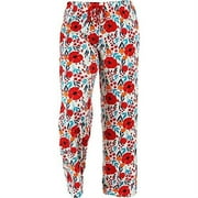 Hello Mello Trendy Womens Loungewear Pants with Luxurious Soft Fabric and Adjustable Elastic Waistband - Field of Dreams - Large/X-Large