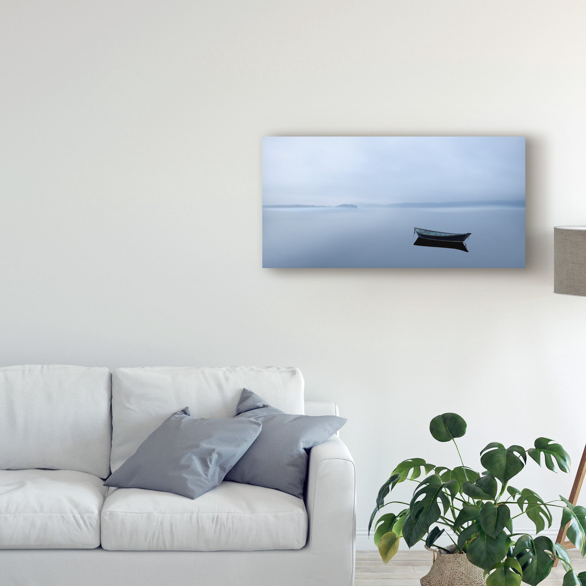 Trademark Fine Art 'Scene on the Water II' Canvas Art by James McLoughlin