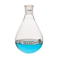 thumbnail image 2 of Evaporating Flask with Joint, 500ml - Socket Size 24/29 - Interchangeable Joint - Borosilicate Glass - Eisco Labs, 2 of 2