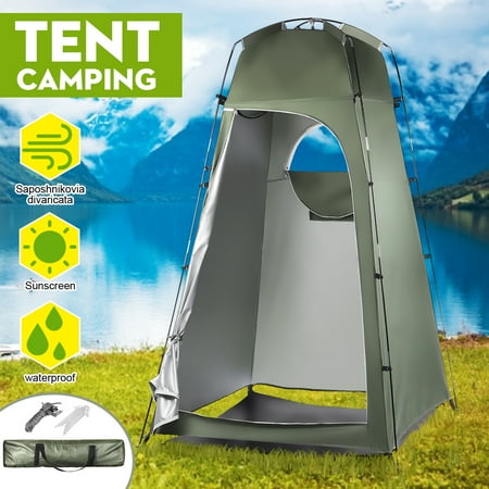 Shower Tent Portable Changing Room Privacy Tent, Instant Outdoor Shower Tent, Camp Toilet, Camping Fishing Bathing Tent Rain Shelter for Camping & Beach, Sturdy, Easy Set Up, Foldable - with Carry Bag