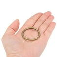 thumbnail image 3 of 4Pcs O Ring Buckle 1.2-Inch(30mm) Zinc Alloy O-Rings Bronze Tone for Hardware Bags Belts Craft DIY Accessories, 3 of 3