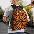 thumbnail image 4 of Horeoi Peanuts2 Print Casual Backpack for School Work Travel Hiking with Laptop Compartment and Side Pockets Lightweight Design, 4 of 6