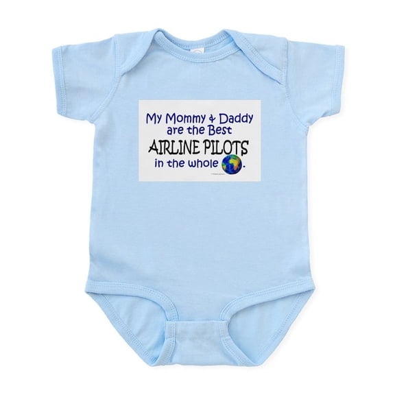 CafePress - Best Airline Pilots In The World Infant Bodysuit - Baby Light Bodysuit, Size Newborn - 24 Months