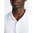thumbnail image 4 of George Men's and Men's Big & Tall Short Sleeve Interlock Polo Shirt, Sizes S-5XL, LT-3XLT, 4 of 5