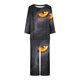 thumbnail image 5 of Puntoco Conjunto de pijama cómodo de dos piezas con cuello redondo y manga larga con estampado de Halloween para mujer, conjunto deportivo de 2 piezas Puntoco Puntoco-1411, 5 of 5