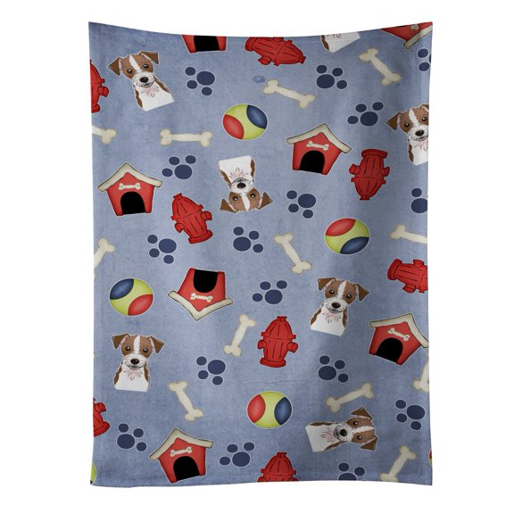Carolines Treasures BB3981KTWL Dog House Collection Jack Russell Terrier Kitchen Towel 15 X 28" multicolor