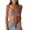 Khaki, variant on Camisole Tops for Women Ribbed U-Neck Tank Tops for Women Stretchy Knit Slim Breathable Womens Camisole Tank Tops Layering Casual S White