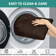thumbnail image 5 of suxuMhao Slipcovers, (Loveseat Size) 2 Seater Couch Cover, Washable Sofa Covers for Pets, Couch Slipcover Fit Sofa, Couch Covers for Sofa, Pet Sofa Cover, 1 Piece, Dark Brown, 5 of 5