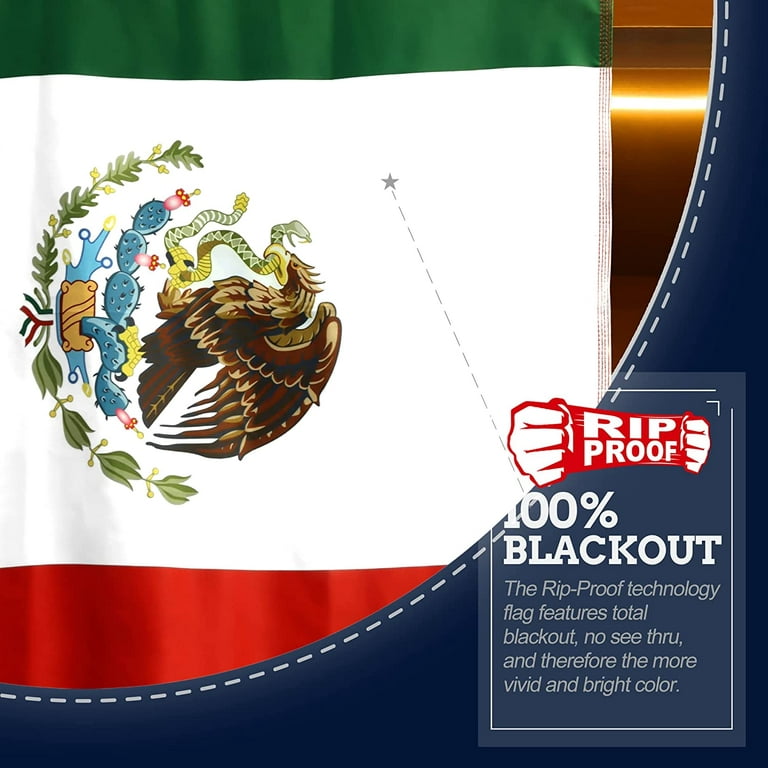 Tactical Mexico Flag Embroidered Patches (2 Pack) - 2x 3 - Anley Flags