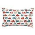 thumbnail image 1 of Fotbe Artoon Car Funda de Almohada Decorativa Estilo Occidental, Lujo en Algodón, Fundas para Almohadas King, Cojín Estampado para Decoración del Hogar-14"x20", 1 of 6