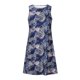 thumbnail image 3 of Vestido de verano sin mangas con cuello redondo y bolsillo lateral para mujer, informal, suelto, estampado Pompotops ghjkhdj6397, 3 of 7