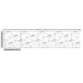 thumbnail image 2 of Ambesonne Airplane Fabric by the Yard Upholstery, Restful Sleep Pattern, 5 Yards, Black White, 2 of 4