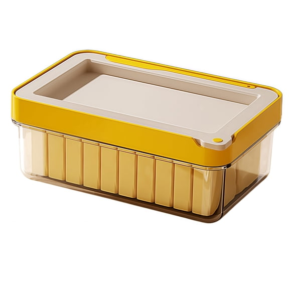 1Count Food Storage Butter Box with Lid, Premium Sealed Cheese Organizer, Essential Kitchen Tool for Safely Storing and Preserving Your Butter