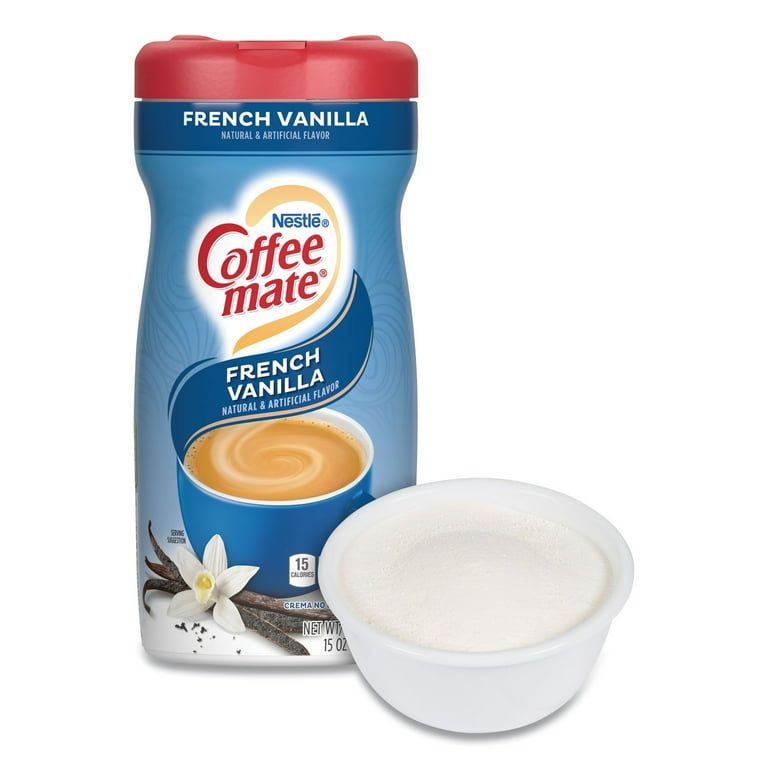 Non-Dairy Powdered Creamer, French Vanilla, 15 oz Canister, 12/Carton Non-Dairy Powdered Creamer, French Vanilla, 15 oz Canister, 12/Carton