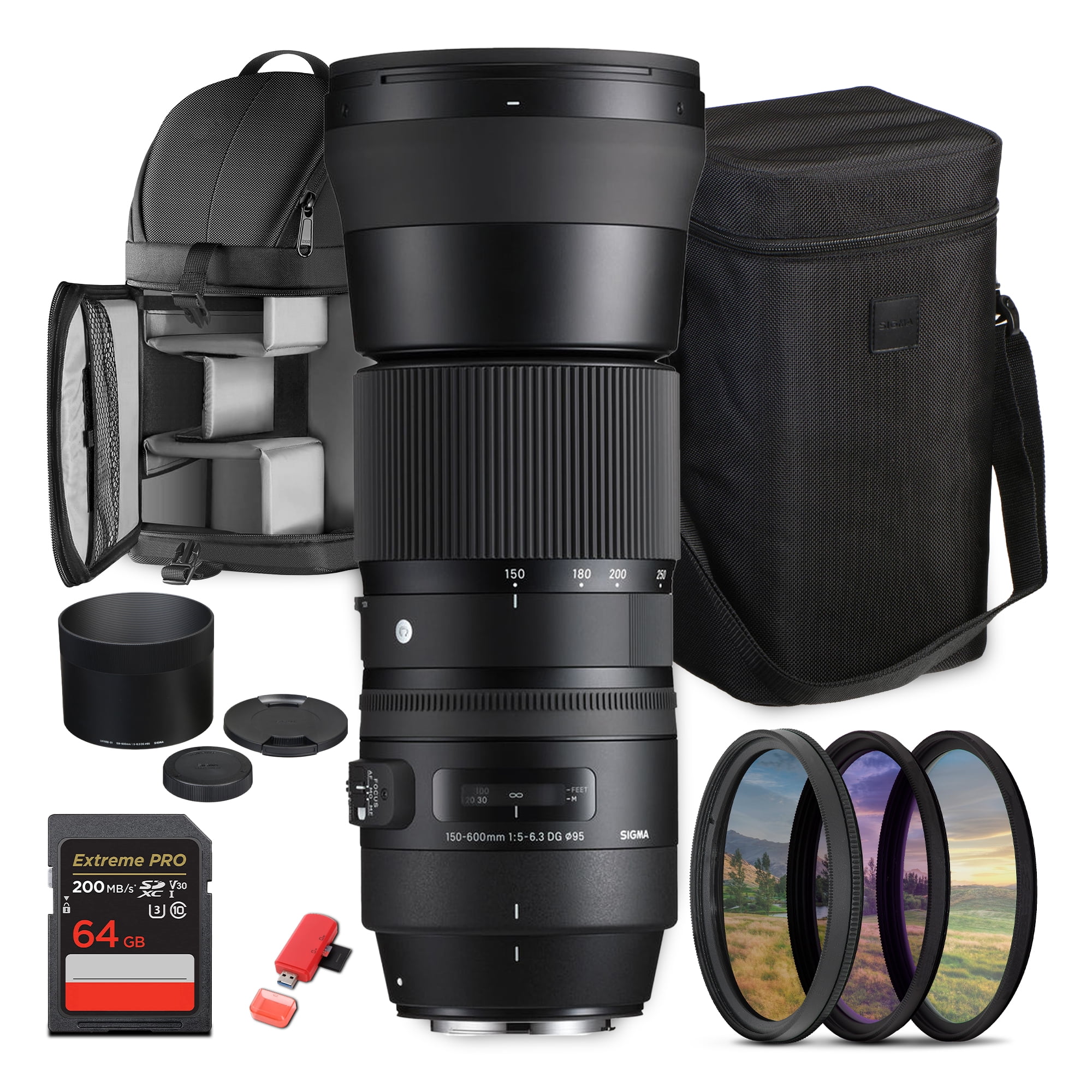 Sigma 150-600mm F/5-6.3 DG OS HSM Contemporary Lens for Canon EF