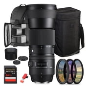 Sigma 150-600mm f/5-6.3 DG OS HSM Contemporary Lens for Canon EF (MFR Part # 745-101) Ideal for Professional Portraits Weddings Indoor/Outdoor Adventure, Travel & Photography use + Accessories