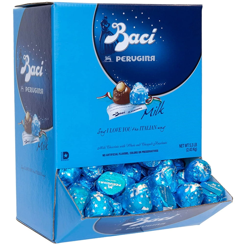 Perugina Baci Display Box, Milk Chocolate, 5.3 Pound