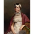 thumbnail image 2 of Thomas Sully 20x24 Black Ornate Framed Double Matted Museum Art Print Titled: Mary Harvey, Mrs. Paul Beck (1813), 2 of 5