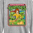 thumbnail image 3 of Teenage Mutant Ninja Turtles - Retro Group April - Toddler & Youth Long Sleeve Graphic T-Shirt, 3 of 5