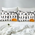thumbnail image 3 of Basketball Print Bedding Sheet Sports Theme Bedding Set Teens 3D Ball Bed Sheets Breathable Gift for Basketball Player Black White Bed Sheet Set Room Decor Bed Set King Size, 3 of 5