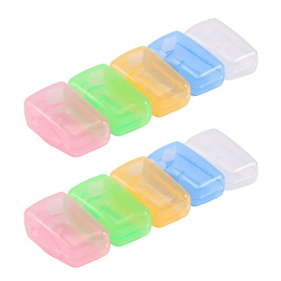 10 x Toothbrush Cap Cases Covers-Random Color