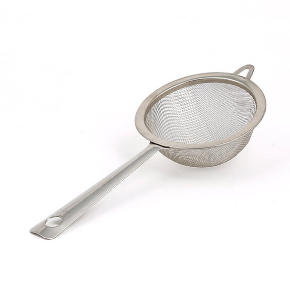 1Pc Super Wire Extra Fine Mesh Strainer with Handle, Sifter Metal Strainer, Stainless Steel Sieve Fine Mesh Strainers for Kitchen Rice Juice Quinoa Food Flour Baking