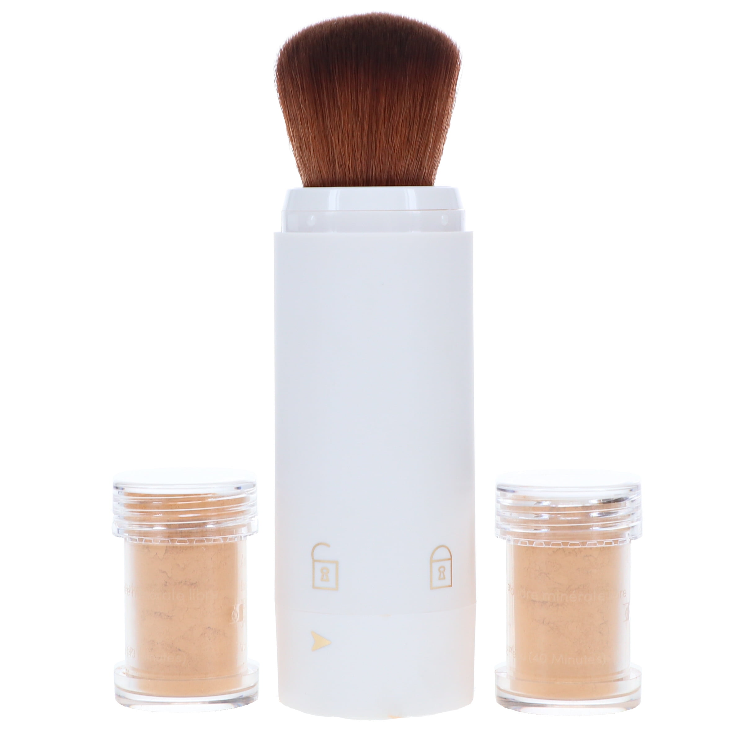 jane iredale Amazing Base Loose Mineral Powder Refillable Brush Golden Glow 0.18 oz