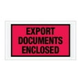 thumbnail image 3 of Red "Export Documents Enclosed" Envelopes 5 1/2" X 10" (1000 Case), 3 of 4