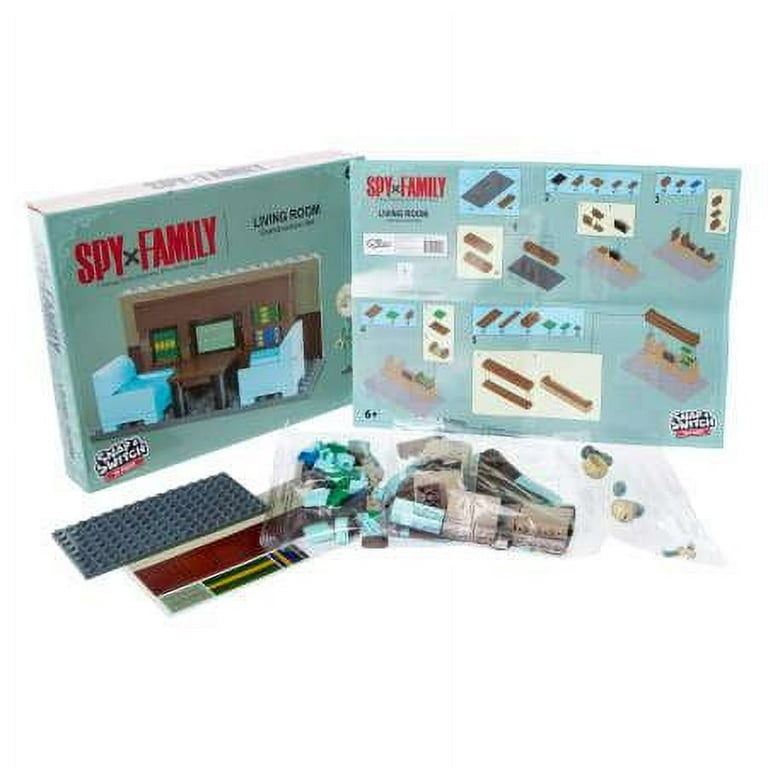 SPY×FAMILY Spy X Family Snap & Switch Living Room Construction Set