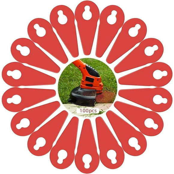 Mower Blades 100pcs Edger Blade for Garden Lawn Mower Accessories