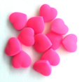 thumbnail image 5 of 6 PCS Silicone Tennis Racket Vibration Dampeners Heart Shape Tennis Racquet Absorbers Tennis Racket Strings Dampers for Players (Red and Rosy), 5 of 5