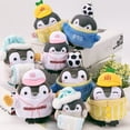 thumbnail image 1 of Poupée en Peluche Super Douce Résistante à l'Usure Coton PP Penguins Porte-Clés Pendentif pour la Maison, 1 of 8