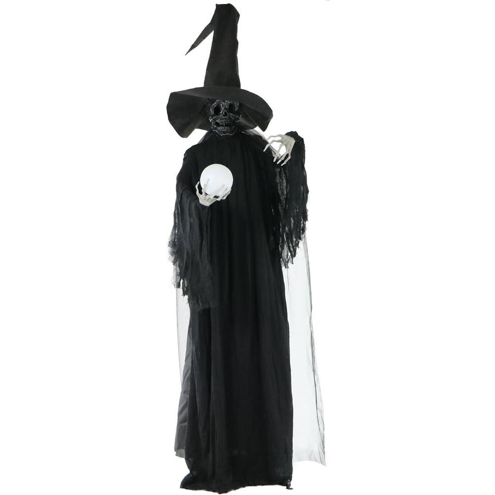 Haunted Hill Farm LifeSize Phantom Witch w/BatteryOperated Multi