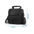 thumbnail image 6 of Deago Single Shoulder Crossbody Compact Camera Bag Case for Canon Nikon Sony SLR DSLR Mirrorless Cameras and Lenses (Black), 6 of 9