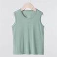 thumbnail image 4 of Yanlir Débardeur Sans Manches à Col Rond Uni pour Enfants, Haut Décontracté d'Extérieur Confortable pour Garçons 2 -15 Ans, Tenue d'Été Active, Vêtements d'Été, 4 of 6