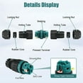 thumbnail image 3 of 4PCS 2 Way 3 Pole Junction Box IP68 Outdoor Waterproof Electrical Cable Connector Ø5-12 mm, 3 of 7