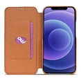 thumbnail image 3 of Leather flip wallet magnetic phone case for iPhone 16 pro max 15 plus 14 13 mini 12 11 card slots cover, 3 of 9