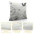 thumbnail image 4 of Nawypu  Pillow Covers Set of Dandelion Butterfly Black Throw Pillow Covers  Decorative Pillow Covers for Couch Bed Chair Outdoor, 4 of 5