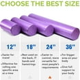 thumbnail image 5 of Yes4All 24inch Exercise Foam Roller EPP Purple, 5 of 8