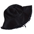 thumbnail image 1 of Pare-soleil Femmes Rétro Chapeau de Pêcheur Pliable Chapeau Tissé pour la Fête, 1 of 8